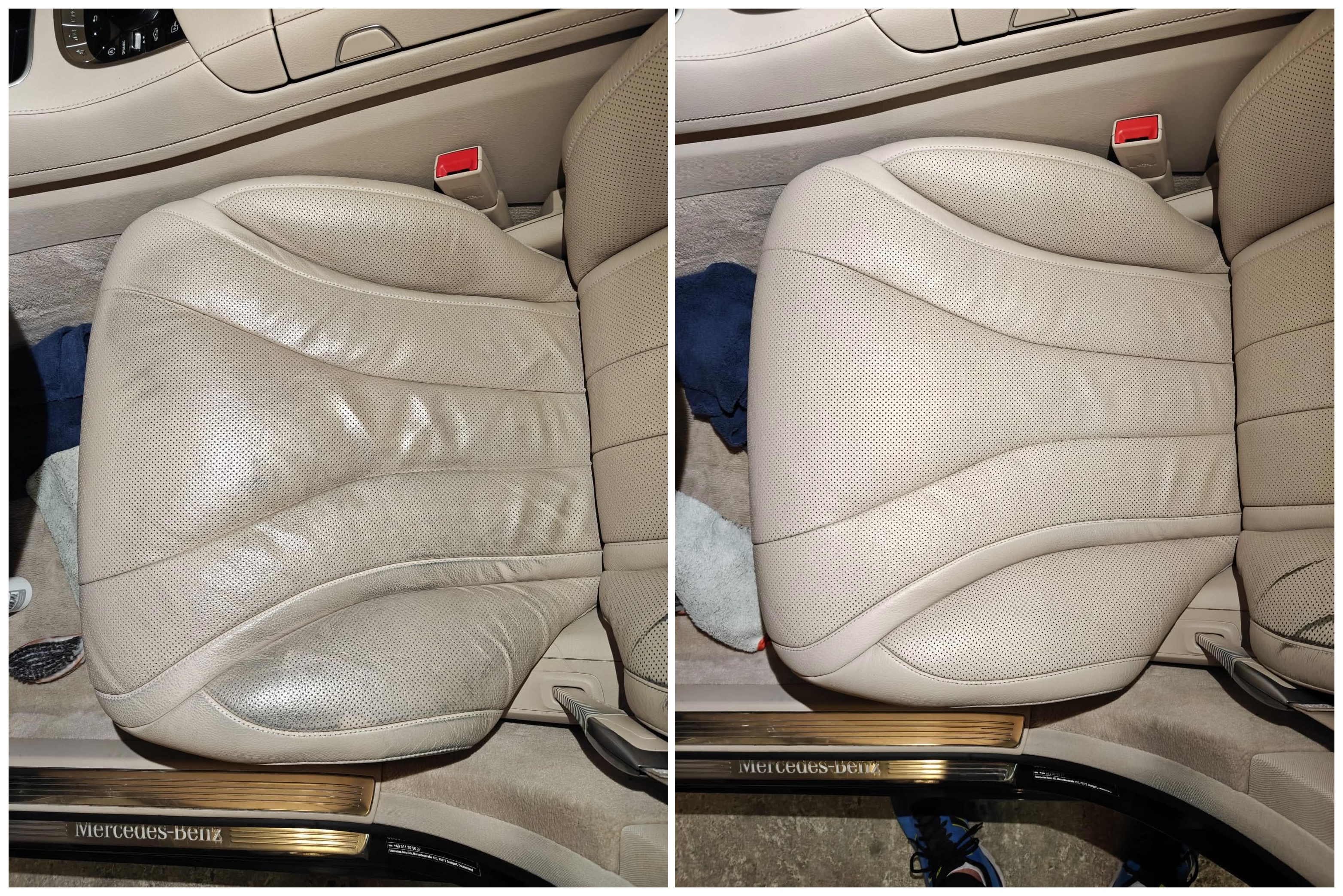 Before after detailing scaun